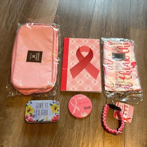 NEW Breast Cancer Awareness Prayer Care Package (6 items) - Picture 1 of 10